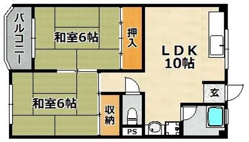松ノ前ビル【303号室】の間取り