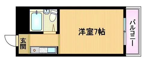 大阪府大阪市都島区都島本通5丁目【マンション】の間取り