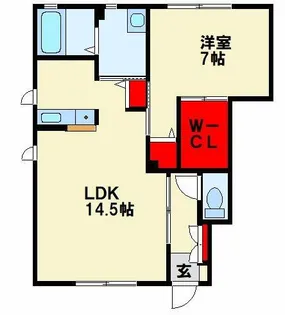 プレミール21 G【1階】の間取り