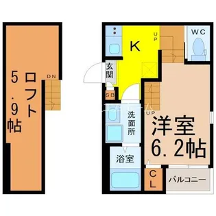 パークレジデンス呼続【1階】の間取り