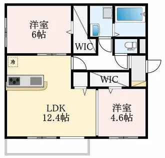 大阪府堺市中区八田南之町【アパート】の間取り