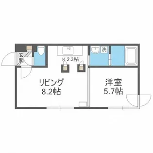 Vivace Kotoni (ヴィバーチェ琴似)【3階】の間取り