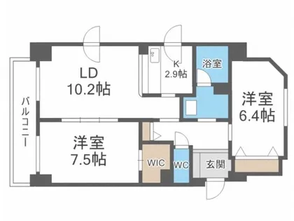 コローレ819 アネックス【3階】の間取り