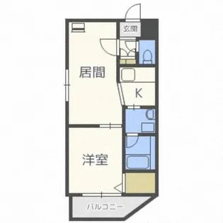 MTガーデン円山【4階】の間取り