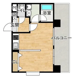 パレス東洋豊里2号館【3階】の間取り