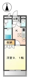 クレスト【1階】の間取り