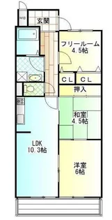 ベル・アーバニティ加古川Ⅱ【310号室】の間取り