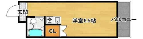 明和ハイツ南江口【9階】の間取り