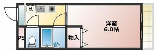 ドミシル今森【3階】の間取り