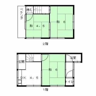 兵庫県姫路市大津区天満【一戸建】の間取り