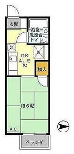 ジュネス阪本【2階】の間取り