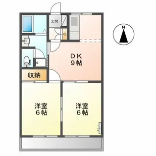 ヒルトップ内張【2階】の間取り