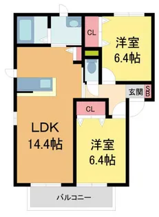 ソレイル・レヴァントI・II・III番館【2101号室】の間取り
