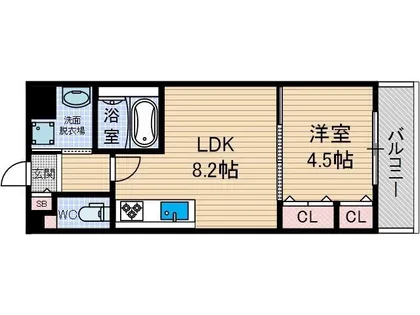 大阪府高槻市今城町【マンション】の間取り