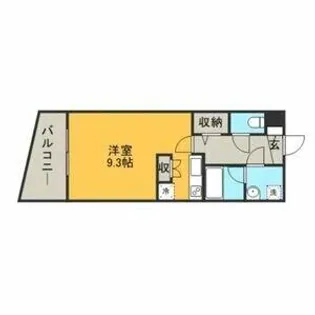 ラセット天神【5階】の間取り