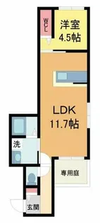 ブリアン西宮【103号室】の間取り