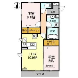 アコルデ西岩田【3階】の間取り