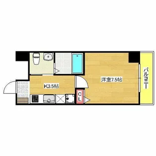 アネックス此花【701号室】の間取り