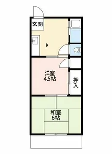 メゾン黒柳【402号室】の間取り