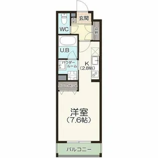 Luxter 柴田【2階】の間取り