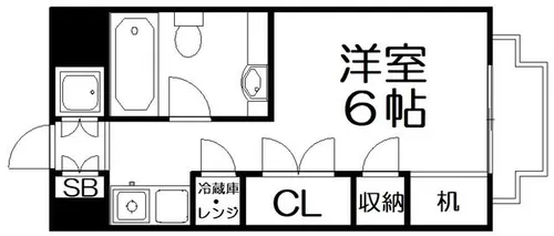 ルミエール長尾【4階】の間取り