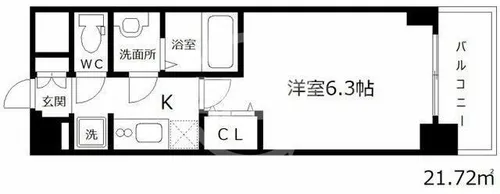 プレサンス大阪城公園ネクサス【11階】の間取り
