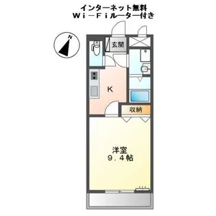 エクセレント,ON【1階】の間取り