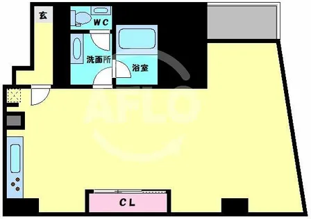 アリビオ上本町【3階】の間取り