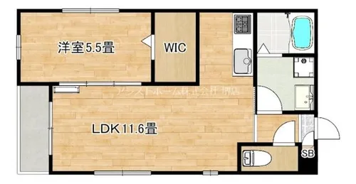 ジュネス7番館【203号室】の間取り