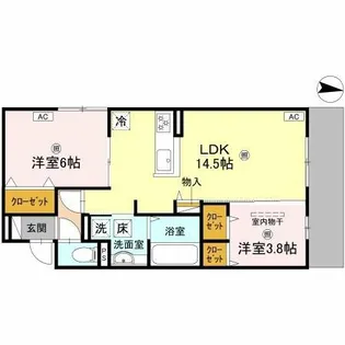 D-residence墨江【3階】の間取り