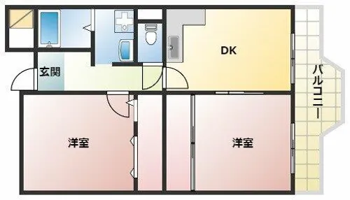 ピュアネスDoi【6階】の間取り