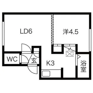 ドリームハイツB棟【202号室】の間取り