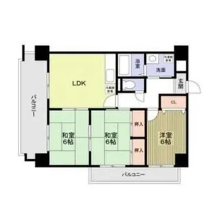 生野プラザ【2階】の間取り