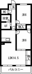 ドルチェ富貴ノ台S棟・N棟【1階】の間取り