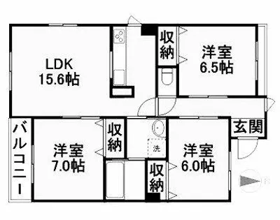 ジョイフルMⅢ【403号室】の間取り