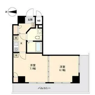 愛知県名古屋市中区新栄1丁目【マンション】の間取り