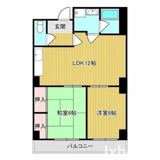 ピアドミール【5階】の間取り