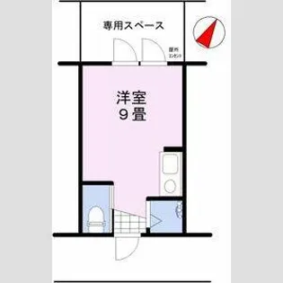 カーサクレガ【1階】の間取り