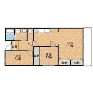 メゾンサステック【2階】の間取り