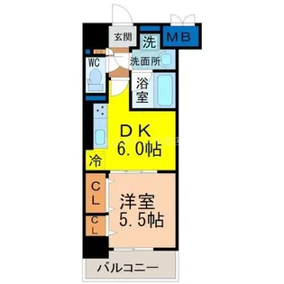 セレブレイト葵【7階】の間取り