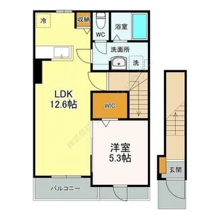 L・Front 雅【201号室】の間取り