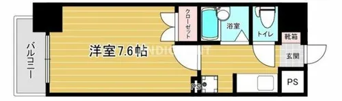 リファレンス県庁口【3階】の間取り