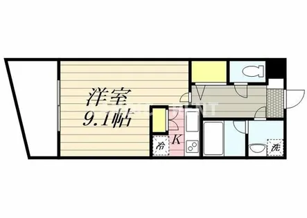 エーデル天神【3階】の間取り