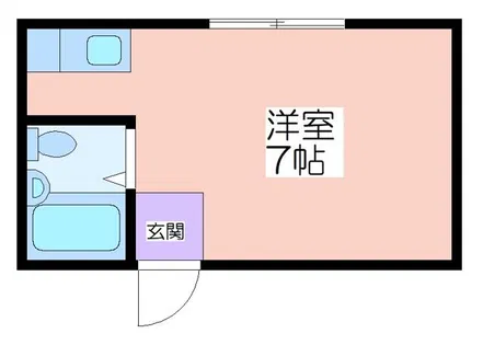 万代住之江コーポ【4階】の間取り
