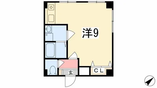 ヴィーナス英賀保【203号室】の間取り