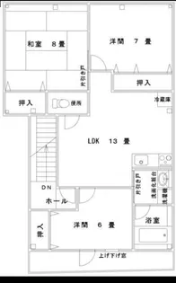 アベニール修学院【3階】の間取り