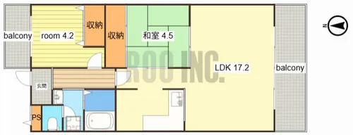 アクティブライフ【403号室】の間取り