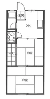 桜レジデンス【104号室】の間取り