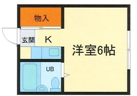 大虹荘【2階】の間取り