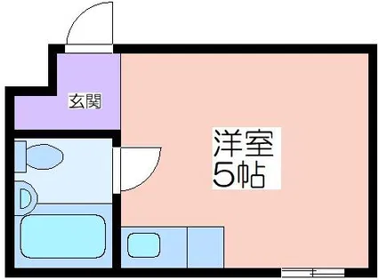 浜口エコーハイツ【3階】の間取り